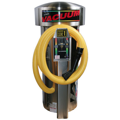 J.E. Adams 9210VR Super Vac 2 Motor Vault Ready Large Stainless Steel Dome Car Wash Vacuum